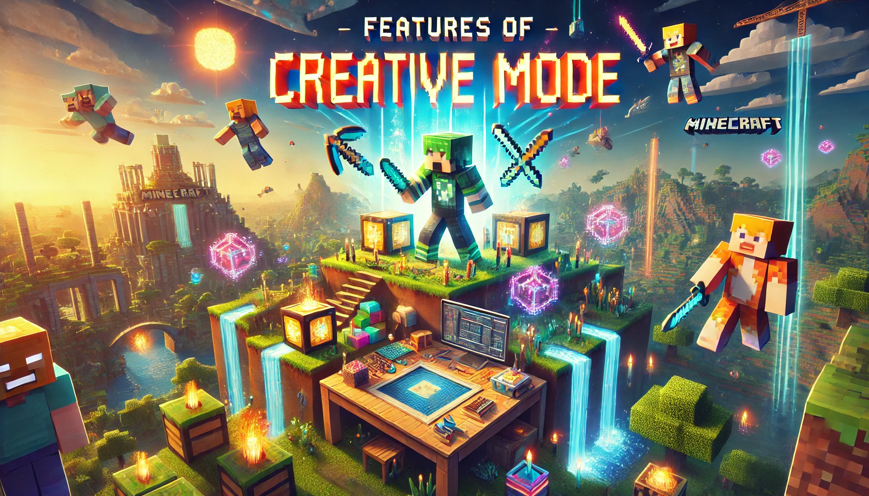 Features of Creative Mode in mcpe