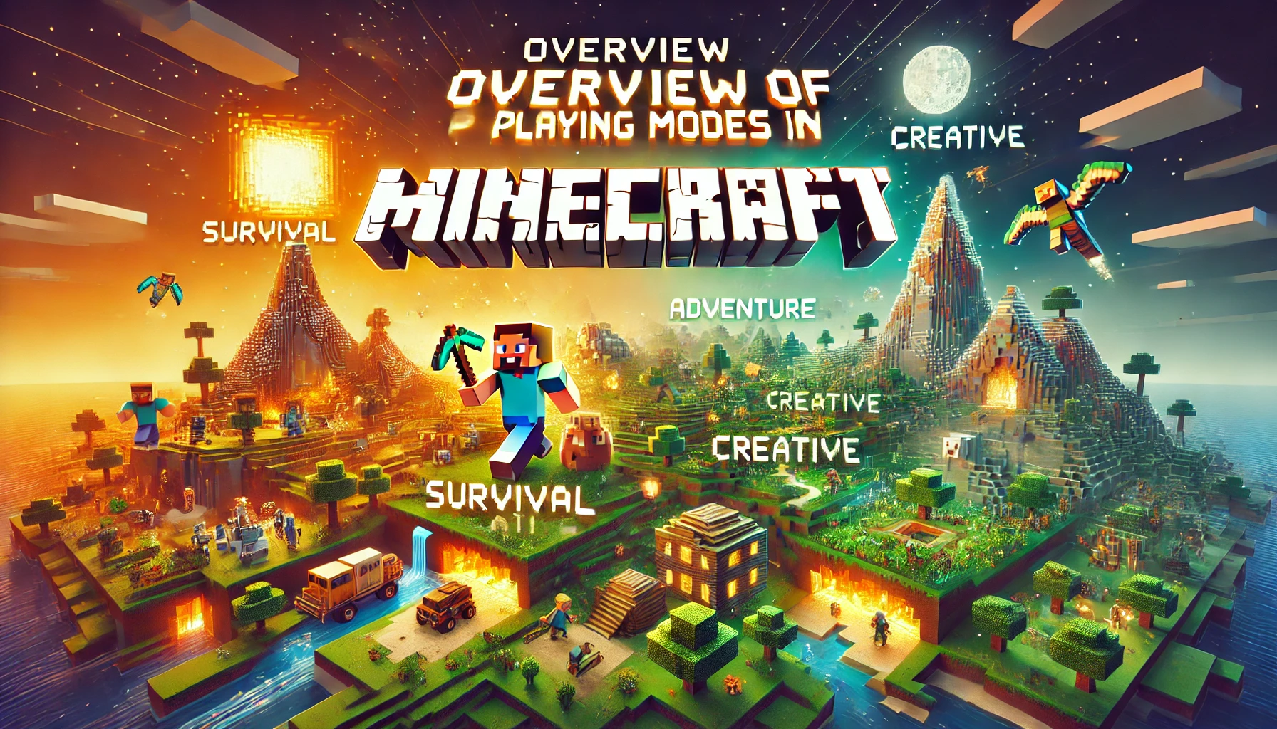 Overview of Playing Modes in Minecraft pocket edition apk