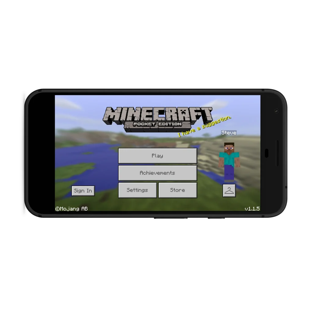 Pocket Edition apk Gameplay interface